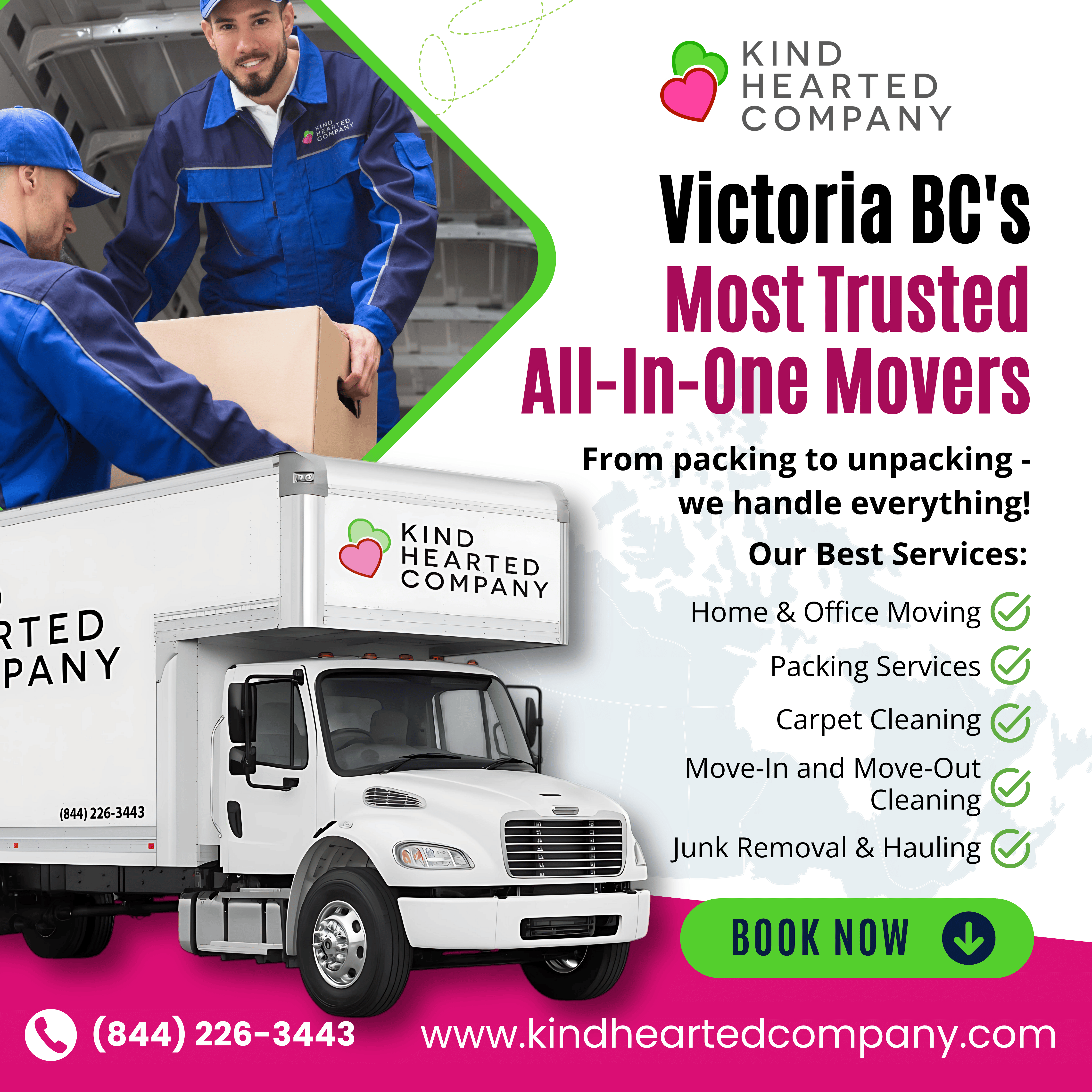 Kind Hearted Movers Services List